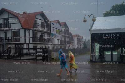 Rowy. Deszczowa pogoda. 12.07.2018 / fot. Anna Rezulak...