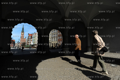Gdansk, Dlugi Targ. Gotycki Ratusz Glownego Miasta...