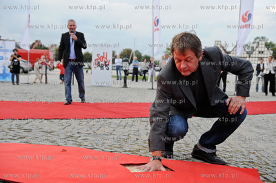 Gdansk. Dziedziniec Polskiej Filharmoni Baltyckiej....
