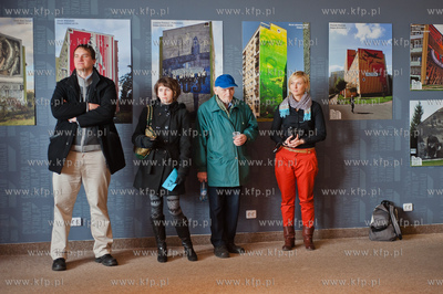 Gdansk. Centrum handlowe ETC. Wernisaz wystawy muralu...