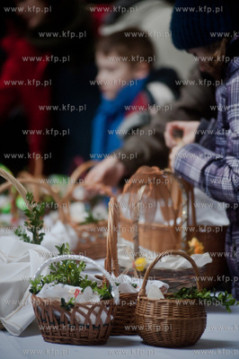 Gdansk.Swieta Wielkanocne w kosciele Sw. Mikolaja....