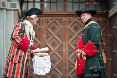 Gdansk. Zlot Zaglowcow Baltic Sail Gdansk 2013. Przemarsz...