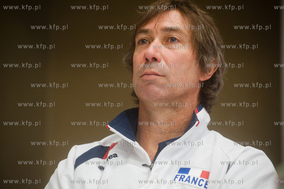 Gdansk. Hotel Mercure. Konferencja prasowa poprzedzajaca...