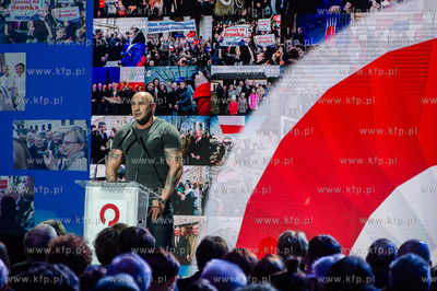 Sopot. Hala 100-lecia. Final Maratonu Poparcia Bronislawa...