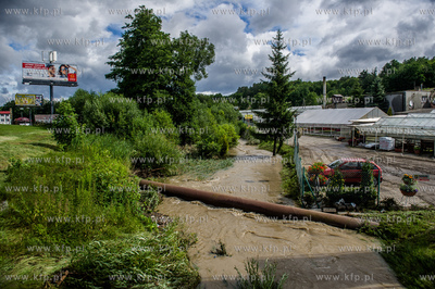 Gdańsk. Skutki silnych opadow, które przeszły nad...