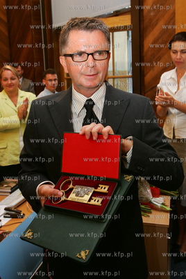 Szczecin .Nadanie tytulu Honorowego Obywatela Miasta...