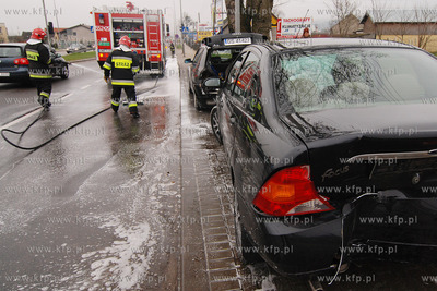 Rumia. Droga Krajowa nr 6. Ok. godz. 8. rano na wysokosci...