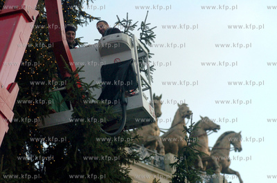 Na Placu Zamkowym w Braunschweigu/Niemcy/,ustawiono...