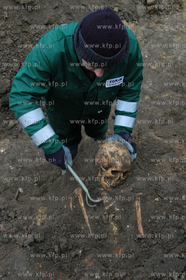 Malbork. W centrum Malborka, podczas budowy hotelu,...