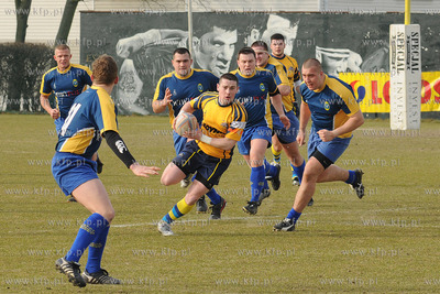 Liga Rugby. Stadion GOSiR w Gdyni. Mecz Arka Gdynia...