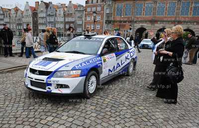 Gdansk. Dlugi Targ. Uroczysty start 6-go Rajdu Lotos...