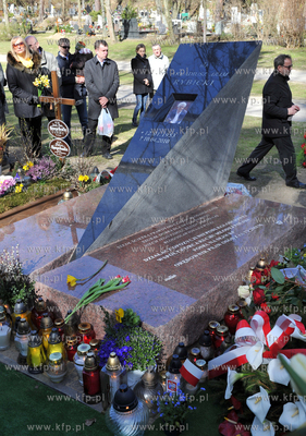 Gdansk - Cmentarz Srebrzysko. Poswiecenie pomnika na...