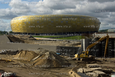 Gdansk stadion po przejeciu przez UEFA na Euro 2012...