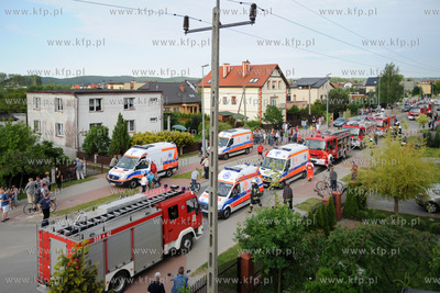 W Domu Opieki w Rumi doszlo do pozaru w pomieszczeniu...