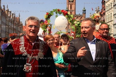 Otwarice 752 Jarmarku sw. Dominka w Gdansku. Na zdjeciu...