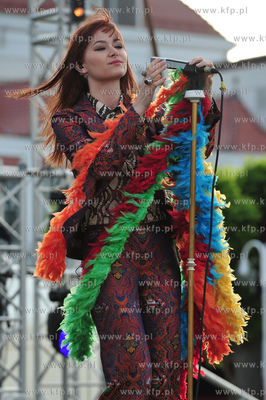 Sopot. Plac Kuracyjny przy sopockim molo. Koncert Ani...