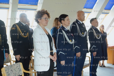 Sopot, ulica Armii Krajowej 112A. Komenda Miejska Policji....