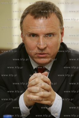 Jacek Kurski - posel PiS na Sejm RP. 21.05.2007 fot....