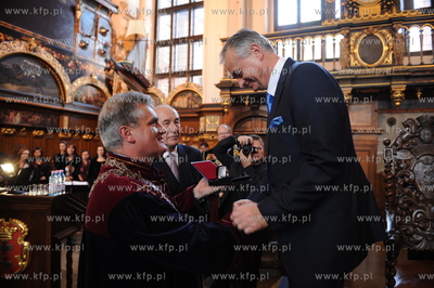 Gdansk, Dwor Artusa. Po raz kolejny wreczono medale...