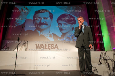 Pierwszy oficjalny polski pokaz filmu Andrzeja Wajdy...