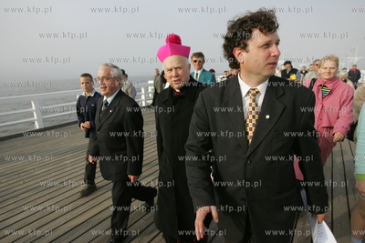 Sopockie molo zostalo nazwane im Jana Pawla II. Przed...