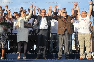 Zakonczenie kampanii wyborczej kandydata na urzad Prezydenta...