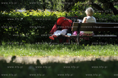 Gdansk Dolny Wrzeszcz. Park Kuzniczki na styku ul....