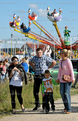 Dozynki w Luzienie na Kaszubach. Atrkacja imprezy bylo...