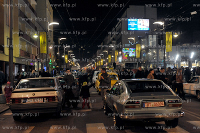 Gdynia. Impreza Swietojanska wita wiosne. Jedna z atrakcji...