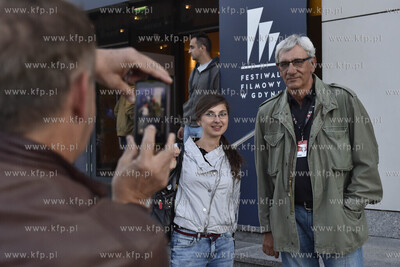 41. Festiwal Filmowy w Gdyni. Nz. aktor Wiktor Zborowski...