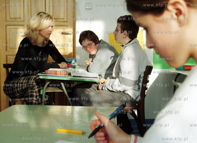 Lekcja matematyki w szkole podstawowej nr. 44 w Gdansku....