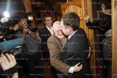 Sopot. Restauracja Harnas. Wieczor wyborczy obozu Jacka...