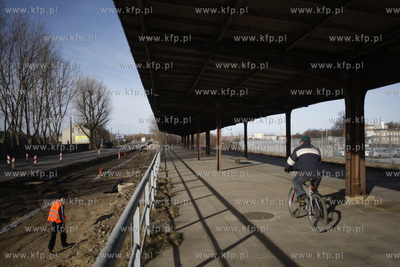 Gdansk Brzezno. Remont tramwajowego torowiska w ramach...