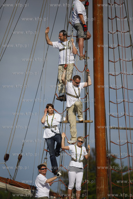 Gdansk. Oficjalne rozpoczecie sezonu zeglarskiego....