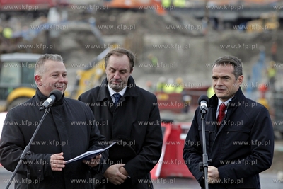 Uroczyste otwarcie polaczenia drog krajowych: Trasa...