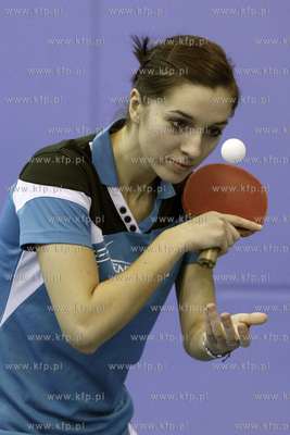 Magdalena Szczerkowska, tenisistka stolowa. 18.11.2013...
