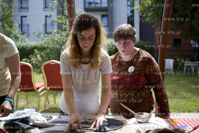 Gdańsk. Dwór Prawdzica w Jelitkowie. Festiwal Świat...