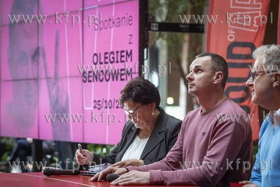Spotkanie Olega Sencowa z dziennikarzami w Europejskim...