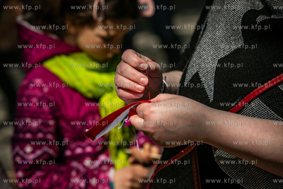 Sopocka Majówka z biblioteką przy ulicy Goyki. Ręczne...