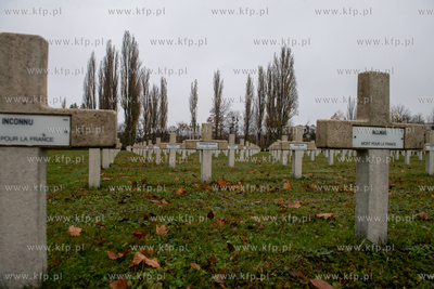 Wojskowy Cmentarz Francuski w Gdańsku. Uroczystości...