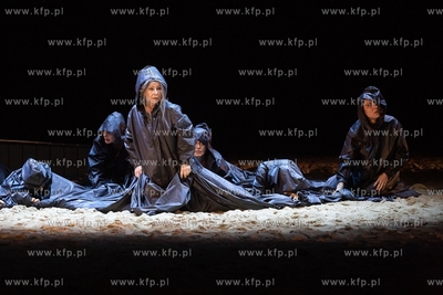 Gdańsk, Teatr Wybrzeże. Próba medialna spektaklu...