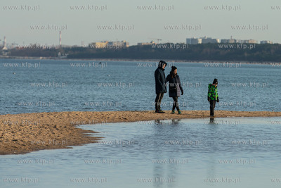 Plaża w Sopocie. 12.02.2022 / fot. Anna Rezulak /...