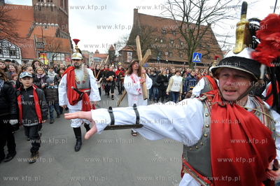 Wielki Piatek. Misterium Meki Panskiej na ulicach Gdanska...