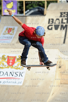 Gdansk. Plac Zebran Ludowych. Baltic Games, festiwal...