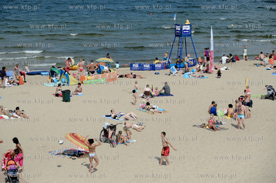 Gdansk. Plaza w Brzeznie. 19.07.2011 fot. Mateusz Ochocki...