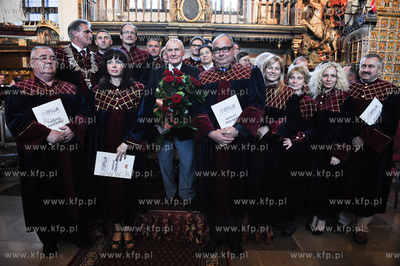 Gdansk. Dwor Artusa. Uroczysta Sesja Rady Miasta. Nadanie...