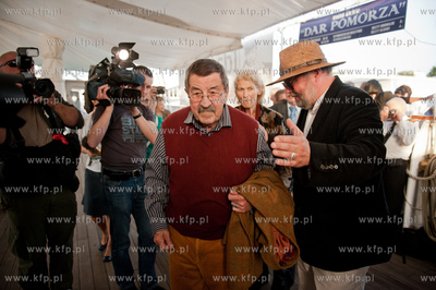 Gdynia. Gunter Grass, pisarz niemiecki, laureat Nagrody...
