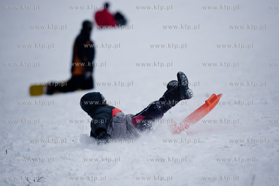 Sopot. Lysa Gora. Sobotnie, zimowe popoludnie na stoku.
19.01.2013
fot....