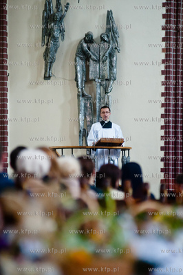 Gdansk. Wielka Sobota. Swiecenie potraw Wielkanocnych...