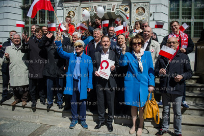 Gdansk. Dlugi Targ. Spotkanie Regionalnego Komitetu...